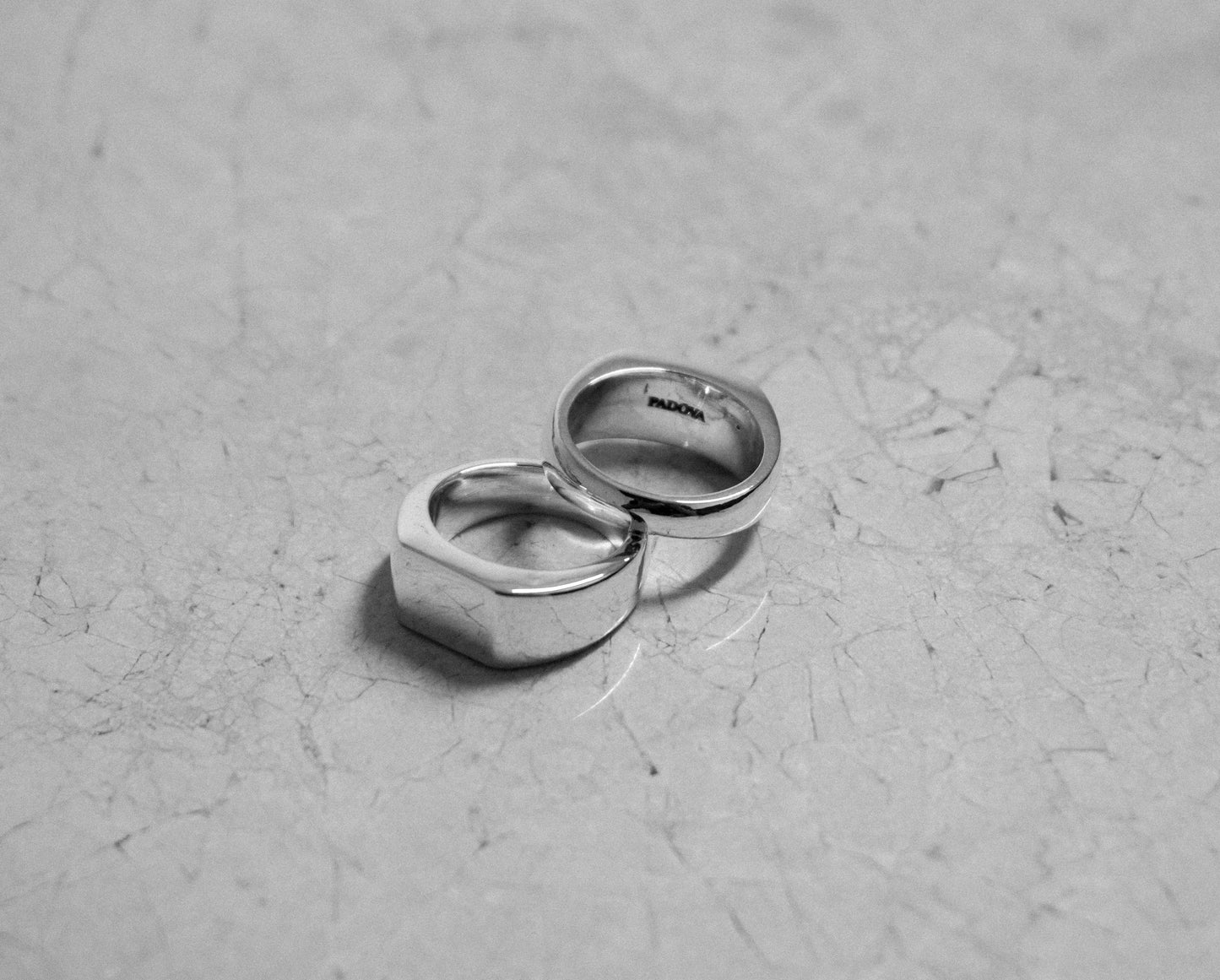 PADOVAXVIII Minimalista Handmade Silver Ring